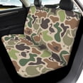 thumbnail image 3 of HUISEFOR 4 Pcs Camo Duck Car Seat Cover Full Set Elastic Polyester Breathable, Soft Easy to Installation, Front and Back Split Bench Protector, Universal Fit for Cars SUV, 3 of 6
