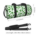 thumbnail image 4 of KLL St Patrick's Day4 Duffle Bag For Men Women Sport Gym Fitness Tote Travel Training Workout Basketball Football Weekender, 4 of 8