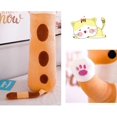 thumbnail image 2 of KAIYANG Muñeco de peluche con forma de gato largo para niños (naranja, 90 cm) 1 pieza, 2 of 5