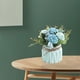 thumbnail image 4 of Flores artificiales, bonsáis artificiales en maceta, macetas de plástico para sala de estar, comedor, mesa de TV, mueble de centro, decoración, adornos, flores artificiales, bonsáis, plantas, 4 of 9