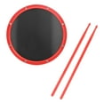 thumbnail image 2 of Colcolo 12 Inches Drum Practice on Snare Drum for Drummer Lover Student Red, 2 of 8