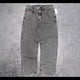 thumbnail image 3 of Empyre denim skateboard pantalones vaqueros de niño grande negro puro pantalones sueltos rectos resistentes al desgaste bordados, 3 of 5