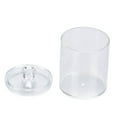 thumbnail image 2 of Estuche redondo transparente para bastoncillos de algodón, organizador de almacenamiento de acrílico., 2 of 14