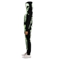 thumbnail image 4 of Spooktacular Creations Adult Women Men Skeleton Glow in the Dark Dress Pajama Jumpsuit for Halloween Costume, Trick or Treat, Themed Party-S, 4 of 7
