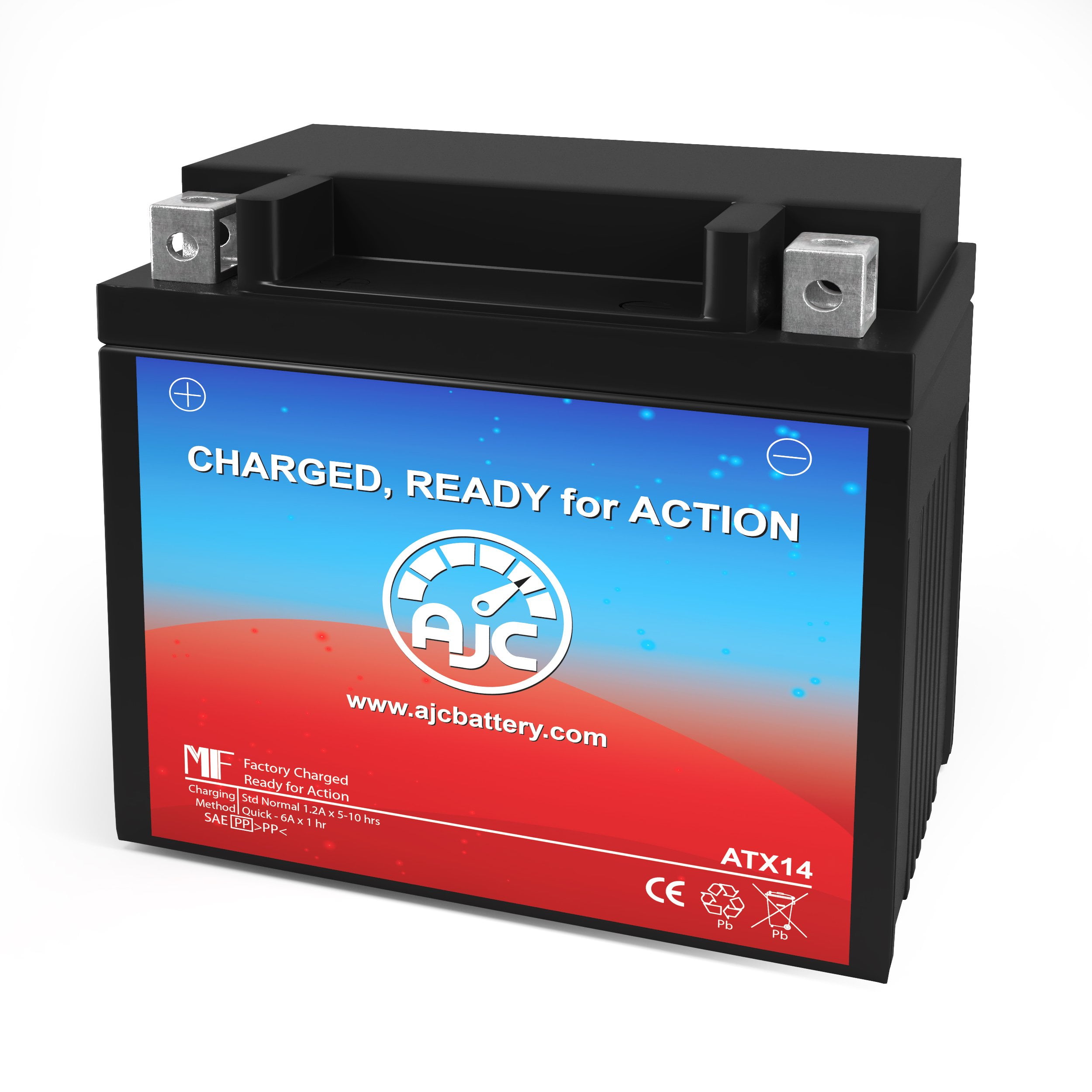 This is an AJC Brand Replacement Yamaha RX10RT Apex RTX 1000CC Snowmobile Replacement Battery 2006-2009
