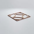 thumbnail image 3 of Ekena Millwork 11 3/8"W x 11 3/8"H x 3/8"T Small Crosby Decorative Fretwork Wood Wall Panels, Red Oak, 3 of 7