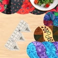 thumbnail image 3 of Acrylic Quilting Ruler 60 Degrees Triangle Template Hand Sewing Cutting Cloth, 3 of 6
