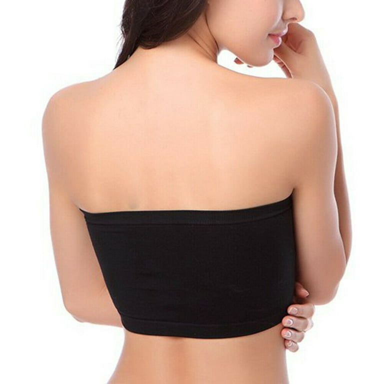 MELENECA Women's Strapless Bra for Large Bust Back Smoothing Plus