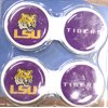 LSU Tigers Contact Lens Case 2 Pack