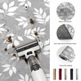 thumbnail image 5 of Small Round Rug 3Ft, Gray Leaves Non-Slip Washable Circle Rugs Carpet, Vintage Farmhouse Pastoral Aesthetic Plants Indoor Outdoor Rug Floor Mats Throw Runner for Bedroom Living Room Bathroom, 5 of 8