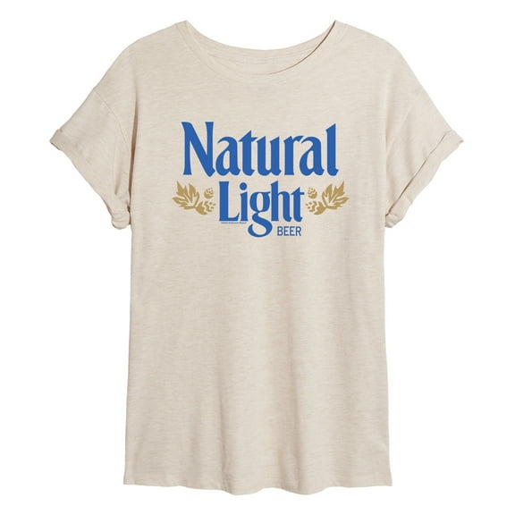 Natural Light - Logo - Women's Oversized Graphic T-Shirt