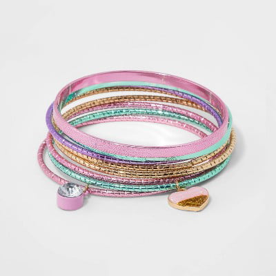 Girls' 8pk Bangle Bracelet Set - Cat & Jack™