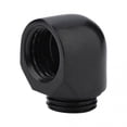 thumbnail image 2 of Brass Elbow Connector for PC Water Cooling, Easy Installation,Elbow Connector 360 Rotatable, with Soft Silicone , Prevents Water Leakage, Durable and Reliable, 2 of 8