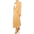 thumbnail image 3 of Women's Solid 2-Piece Blazer and Long Skirt Set ? Elegant and Professional, 3 of 8