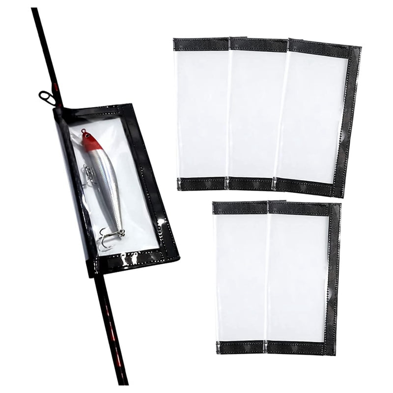 5Pcs Lure Wraps,PVC Lure Covers Fishing Bait Cover Fishing Lure Hook