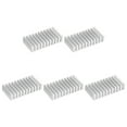 thumbnail image 5 of Electronic Radiators Heatsink for MOS GPU IC Chip Silver 50 x 25 x 10 mm 5pcs, 5 of 5
