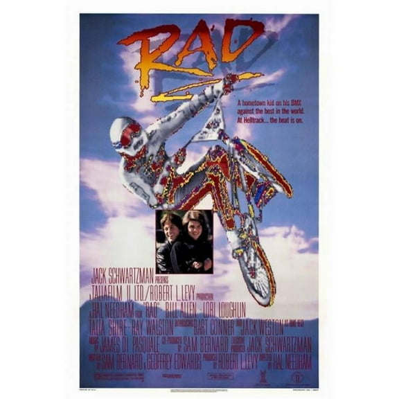 Pop Culture Graphics Rad Movie Poster Print, 27 x 40