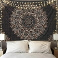 thumbnail image 1 of Tapiz de Pared Edeesky Mandala Negra Boho Decoración, 1 of 8