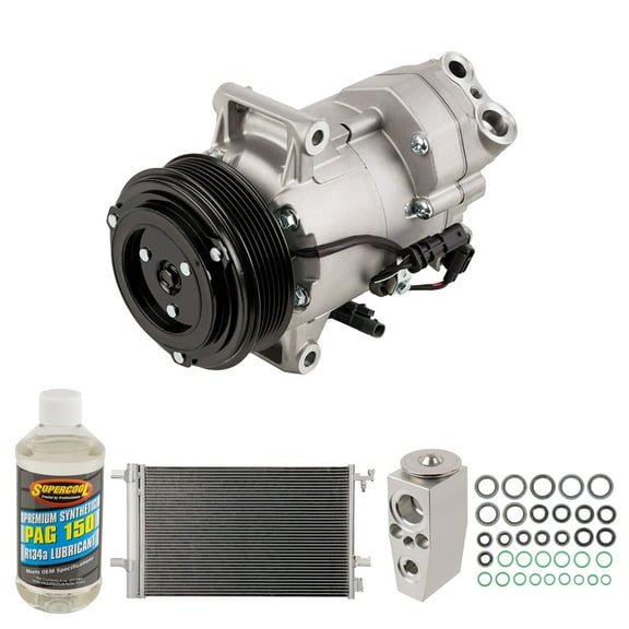 For Chevy Cruze 2012-2015 A/C Kit w/ AC Compressor Condenser & Drier - BuyAutoParts