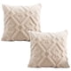 thumbnail image 1 of Juego de 2 fundas de almohada de 18 x 18 pulgadas, de lana sintética suave y afelpada, para sofá, cama y decoración del hogar, 1 of 5