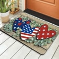 thumbnail image 5 of Dmlowu 4th of July Decorations Bathroom Rugs 16x24" Comfortable Patriotic Kitchen Mats for Floor Non Slip Quicker Dry Rugs for Living Room, 5 of 9
