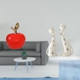 thumbnail image 2 of Estatua,Escultura de fruta artificial,estatua y artesanía,Colección de figuras de cerámica para decoración del hogar,Figura de gato,Esculturas de pareja de gatos Figura de gato decorativa, 2 of 8