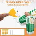 thumbnail image 2 of 2 Pack Wall Mending Agent, Drywall Repair Kit with Wall Surface Repair Scraper and Tips,Adhesive Drywall Repair Putty, 2 of 7