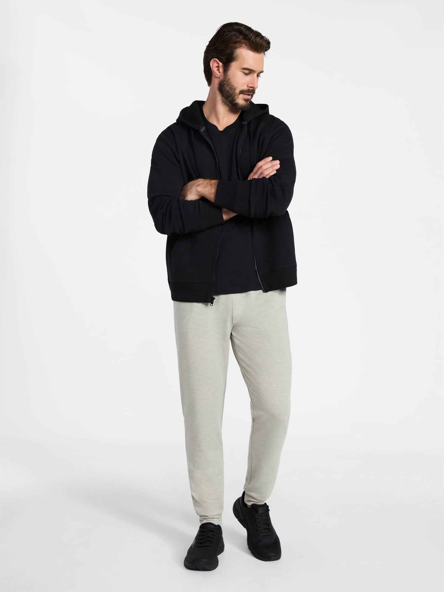 Athletic Works Men's and Big Men's Active Knit Jogger Pants, Sizes XS-5XL