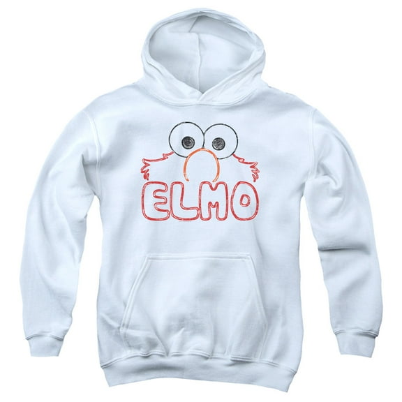 Sesame Street - Elmo Letters - Youth Hooded Sweatshirt - Medium
