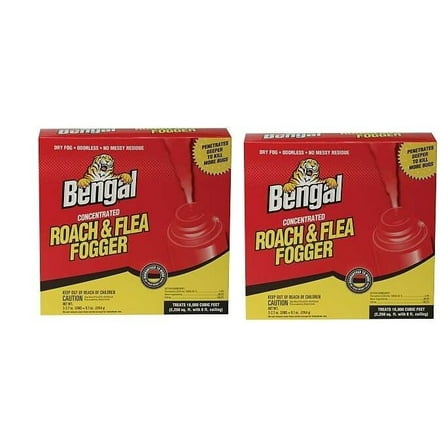Bengal Roach and Flea Indoor Fogger, 3-2.7 oz. Cans (55201) (2-PK)