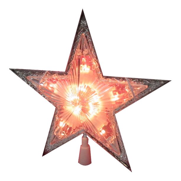 Holiday Time Crystal Star Tree Topper