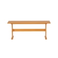 thumbnail image 4 of Linon Chelsea Farmhouse Dining Bench, Honey Brown, 4 of 8