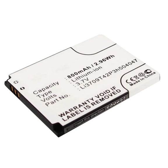 Batteries N Accessories BNA-WB-L4046 Cell Phone Battery - Li-ion, 3.7, 800mAh, Ultra High Capacity Battery - Replacement for ATT Li3709T42P3h504047, Li3709T42P3h504047-H Battery