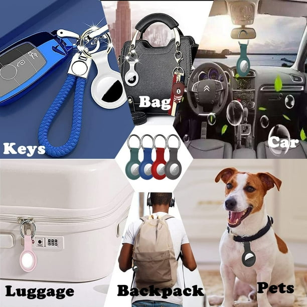 Étui souple en silicone anti-perte pour Samsung Smart Tag, localisateur de  collier pour chien et chat, traqueur de porte-clés, accessoires de  couverture