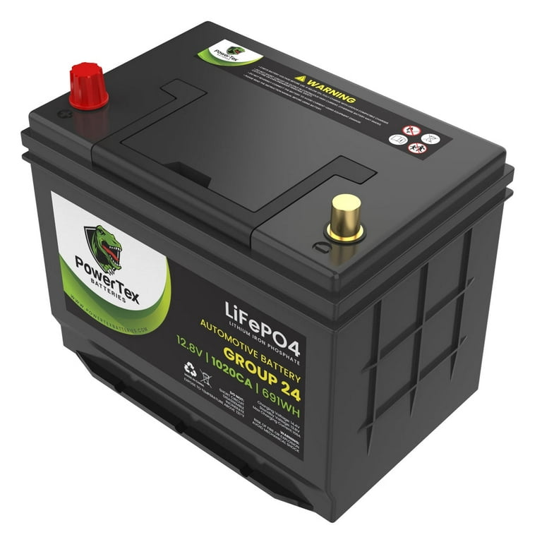 Powertex Batteries BCI Group Size 51 Car Lithium Battery LiFePO4