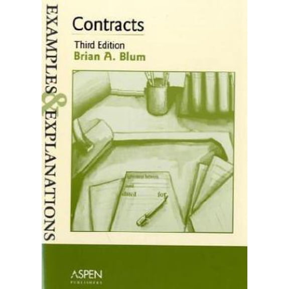 Pre-Owned Contracts: Examples and Explanations (Paperback) 0735539693 9780735539693