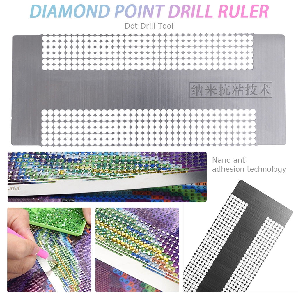 Diamond Embroidery Painting Ruler Drilling Ruler Tools DIY Painting Accessory 