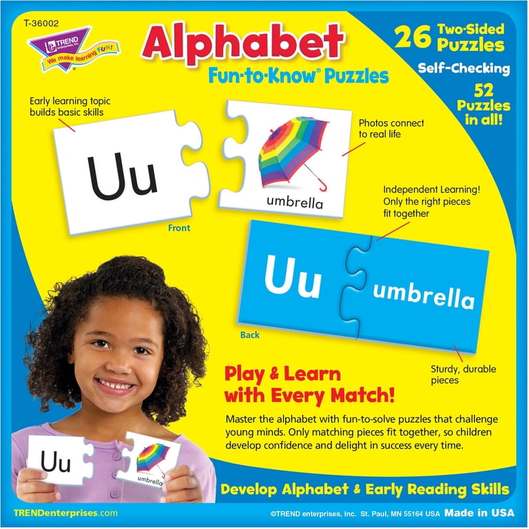 Trend Enterprises Trend Fun-To-Know Early Childhood Puzzles T36002