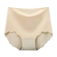 thumbnail image 6 of SIYUDAN Womens High Waist Seamless Silk Breathable Plus Size Summer Thin Briefs for 55-65KG, 6 of 6