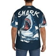 thumbnail image 3 of Kdxio Men'S Hawaiian Shirt For Men Short Sleeve Shirt Shark Summer Casual Holiday Beach Button Down T-Shirts, 3 of 5