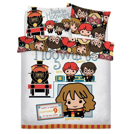 Harry Potter Ticket To School Panel Duvet Cover Set Walmart