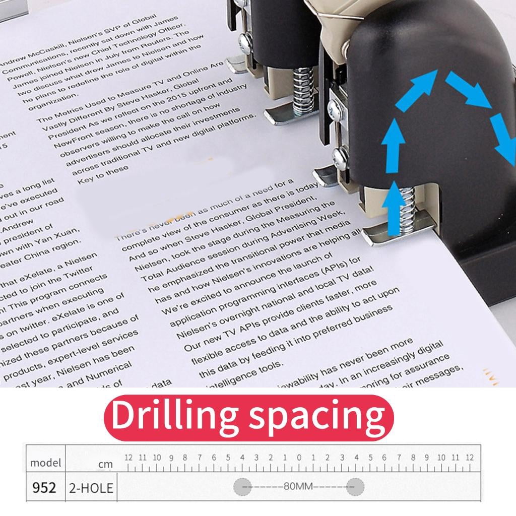 Heavy Duty 2 Hole Puncher 150 Sheets Paper Hole Puncher Industrial Hole Punches For Paper PVC Laminated Sheets Cardstock
