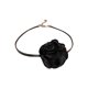 thumbnail image 4 of Collar de flores, moda, personalidad creativa, collar sencillo, collar de estilo retro oscuro para mujer, 4 of 6