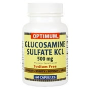 Optimum Glucosamine Sulfate KCL Capsules, 500 mg, 60 Count