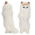 thumbnail image 4 of Plush Cat Model  Adorable Furry Cat Figurine Decor Simulated For Desks For Children, 4 of 7