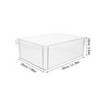 thumbnail image 2 of Snack Containers Small Refrigerator for Room Dorm Storage Crisper Case Fridge Food Box Superimposed White Plastic, 2 of 6