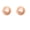 Rose Gold, variant on AVORA 10K Yellow Gold 7mm Polished Ball Stud Earrings
