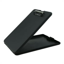 Saunders Plastic Storage Clipboard, Low Profile Clip, Letter Size Form Holder, Black