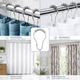 thumbnail image 2 of Tattom 24 Pack Stainless Steel Shower Curtain Hooks, Rust Resistant Roller Rings with Gliding Balls, Polished Nickel Heavy Duty Hangers for Bathroom Rods, 2 of 6