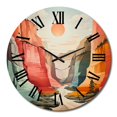 thumbnail image 4 of Designart "Majestic Palette of Canyons III" Canyon Oversized Wall Clock, 4 of 5